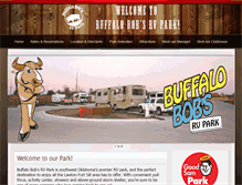 Tablet Screenshot of buffalobobsrvpark.net